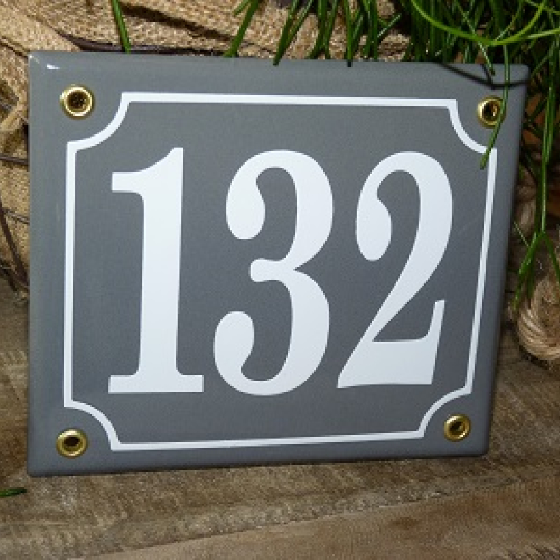 Huisnummer bord 'extra 2' 15x13 cm