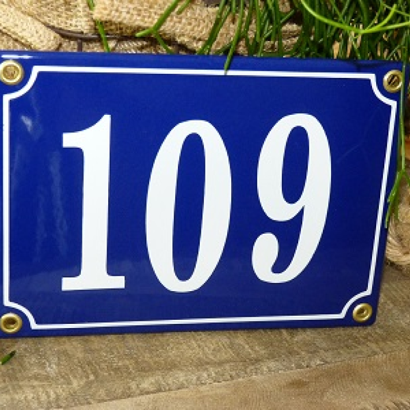 Huisnummer bord 'extra 3' 17x13 cm