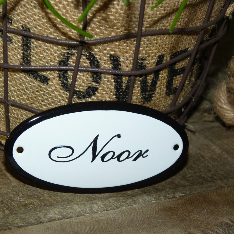 Deurbordje 10 x 5 cm met eigen tekst