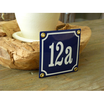 Huisnummer 12a (10x10)
