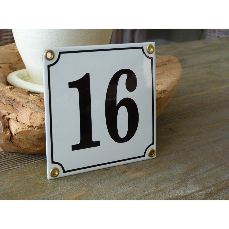 Huisnummer 16 (12x12)