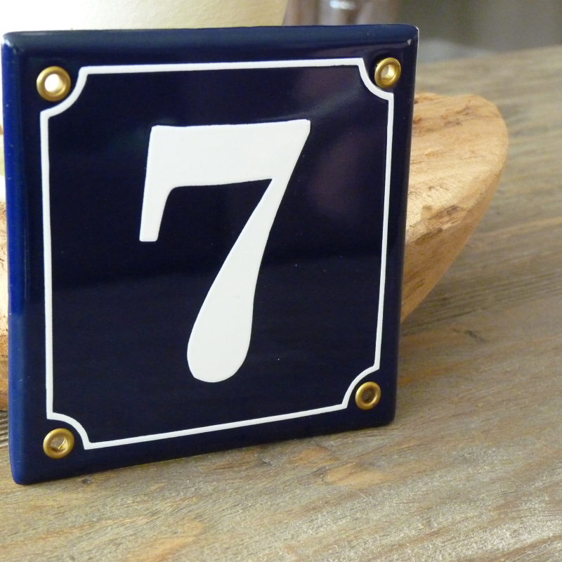 Huisnummer 7 (12.5 x 12.5)