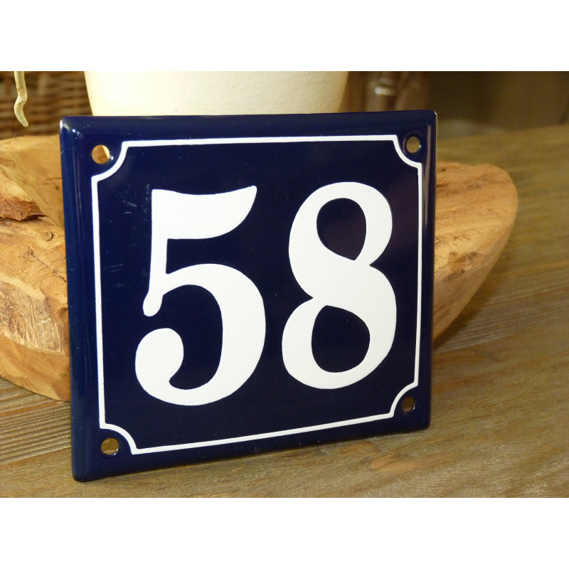 Huisnummer 58 (14.5x12,5)
