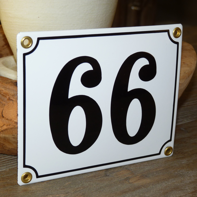 Huisnummer 66 (14x12)