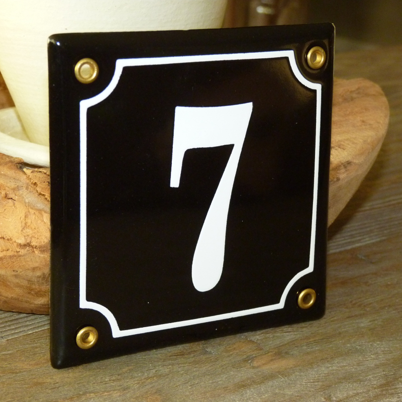 Huisnummer 7 (12.5 x 12.5)