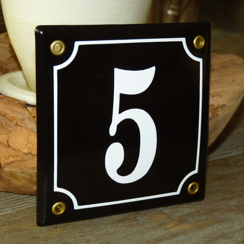Huisnummer 5 (12.5 x 12.5)