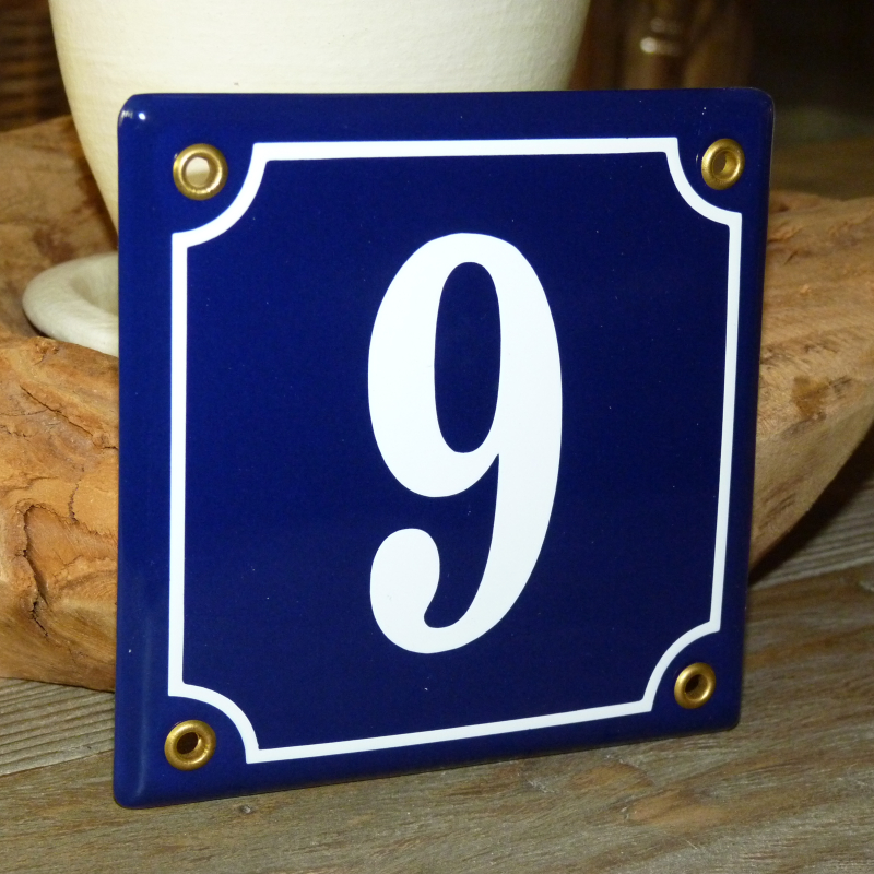 Huisnummer 9 (12.5 x 12.5)