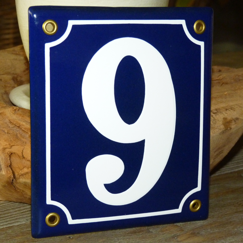Huisnummer 9 (12.5x14,5)