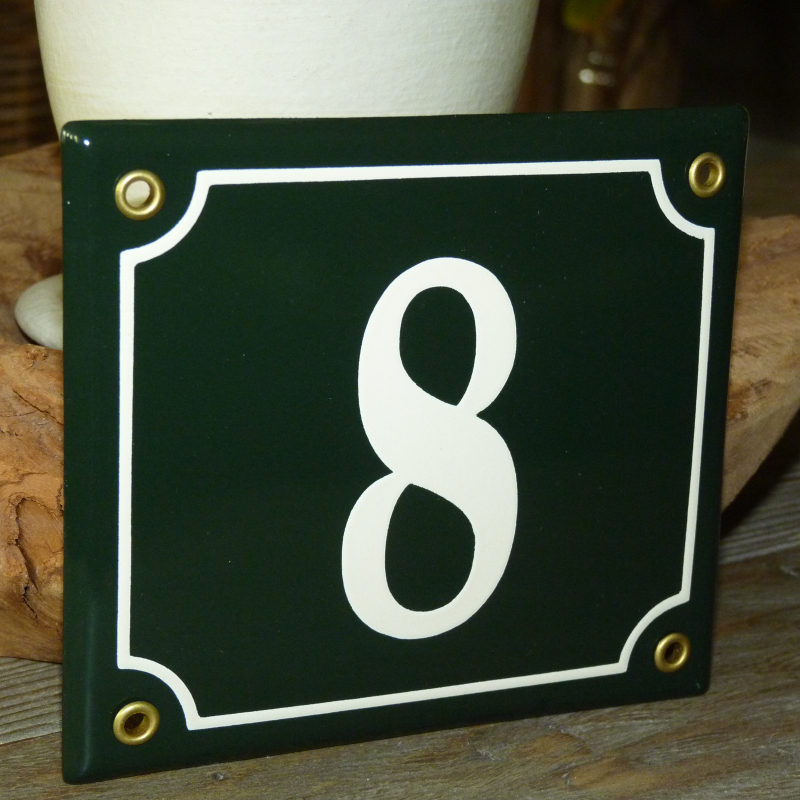 Huisnummer 8 (14.5x12,5)