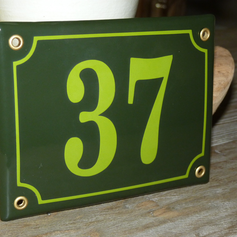 Huisnummer 37 (16.5x12)