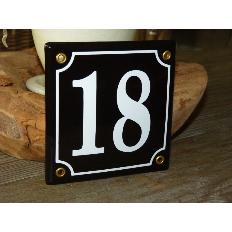 Huisnummer 18 (12.5 x 12.5)
