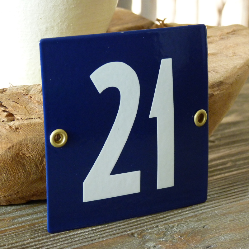 Huisnummer 21 (10x10)