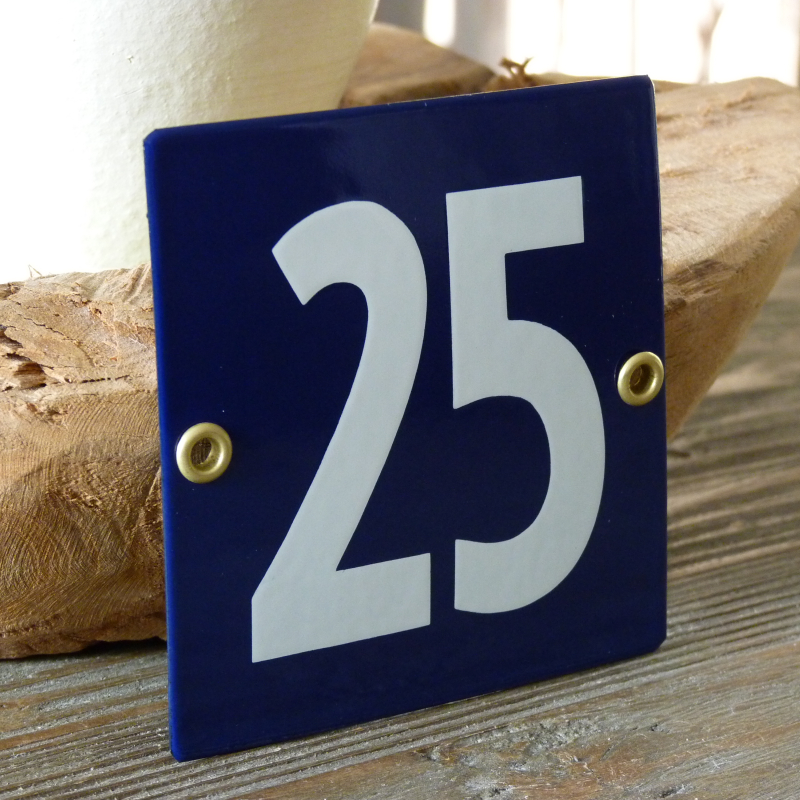 Huisnummer 25 (10x10)