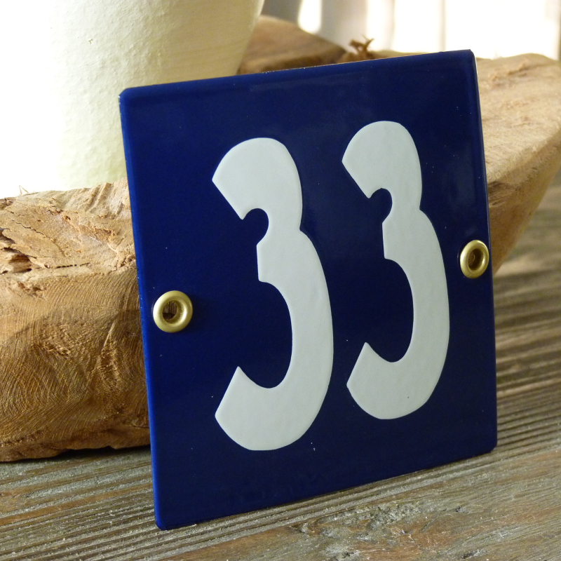 Huisnummer 33 (10x10)