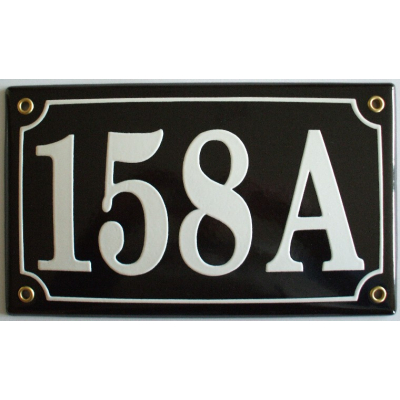 Huisnummer bord 'extra 4' 22x13 cm Huisnummer bord 'extra 4' 22x13 cm