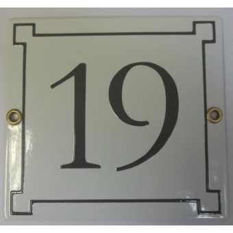 Huisnummer Helmond Brandevoort 12x13,2 cm 