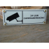 Emaille bord '24 uur camerabewaking' 