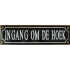 Straatnaambord klein